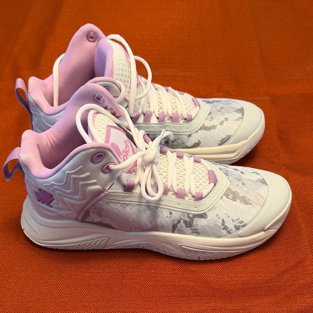 Moolah Grey - Purple Press Break V2 Sneakers youth size 7